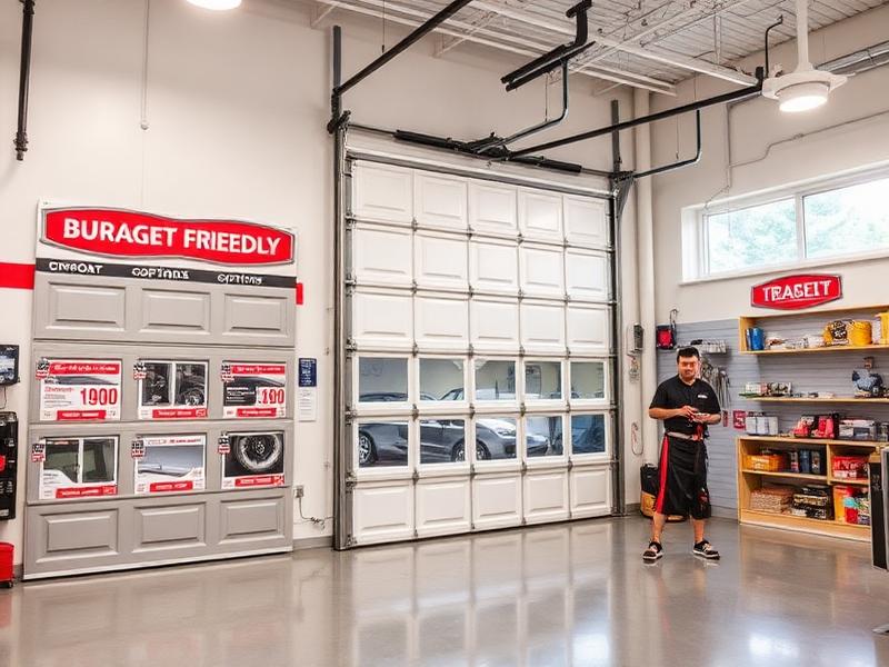 Beautiful new garage door on colonial home showing excellent curb appeal and value